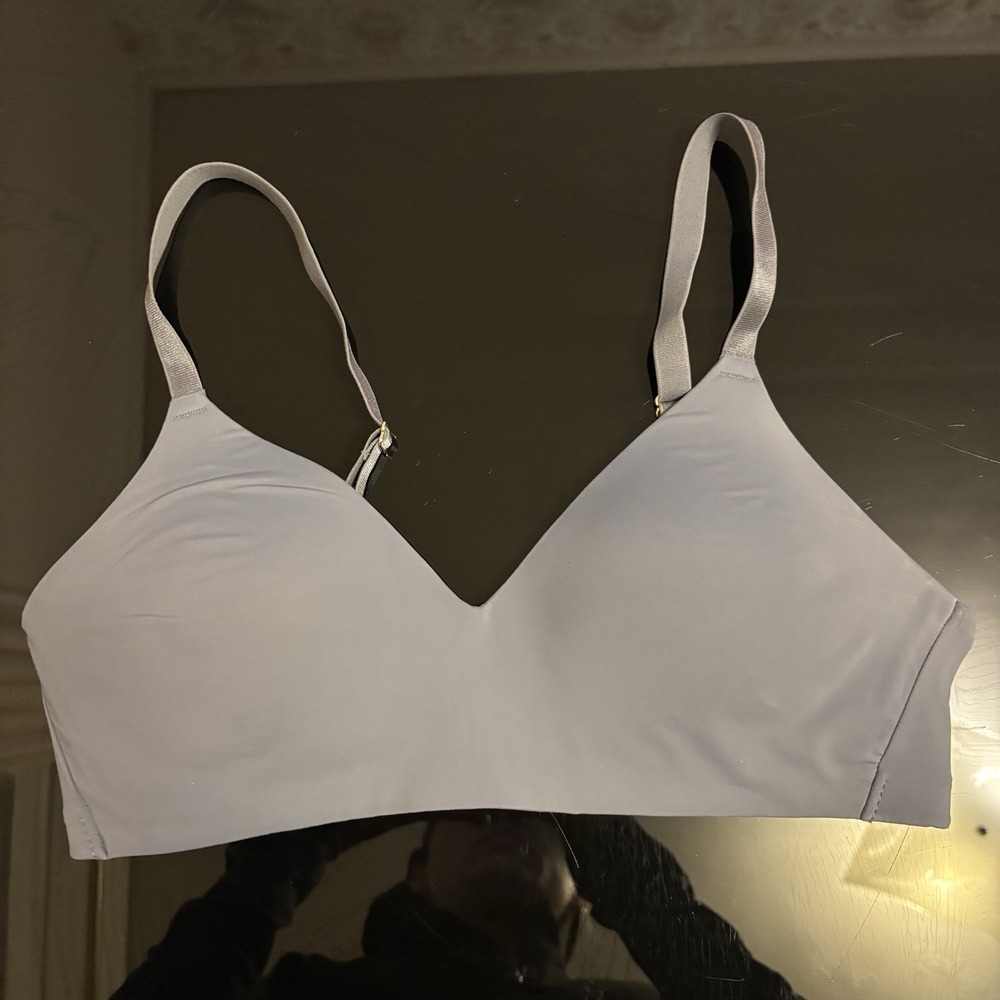 Third Love Wireless Light Gray Bralette - Women Intimates